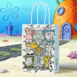 Пакет Губка Боб Сквідварт 15х21х8