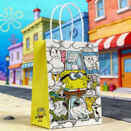 Пакет Губка Боб 15х21х8