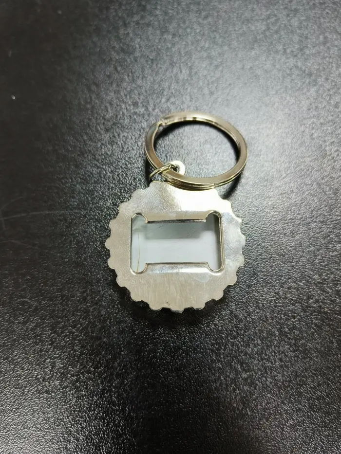 Брелок металевий відкривачка Сталкер радіація - Зображення 2