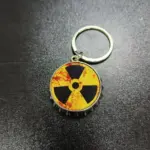 Брелок металевий відкривачка Сталкер радіація