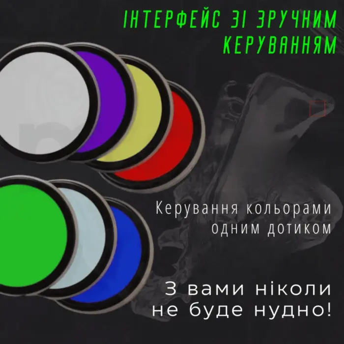 Цифровий LED Значок CyberBadge E91з Сенсорним HD-Дисплеєм сірий - Зображення 6