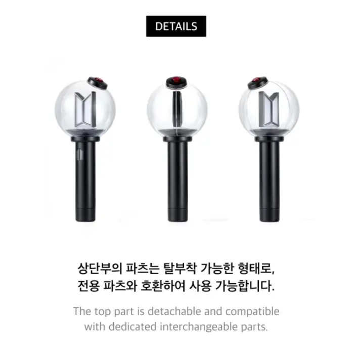 Офіційний лайтстік K-POP BTS OFFICAL LIGHT STICK ver.4 - Зображення 4