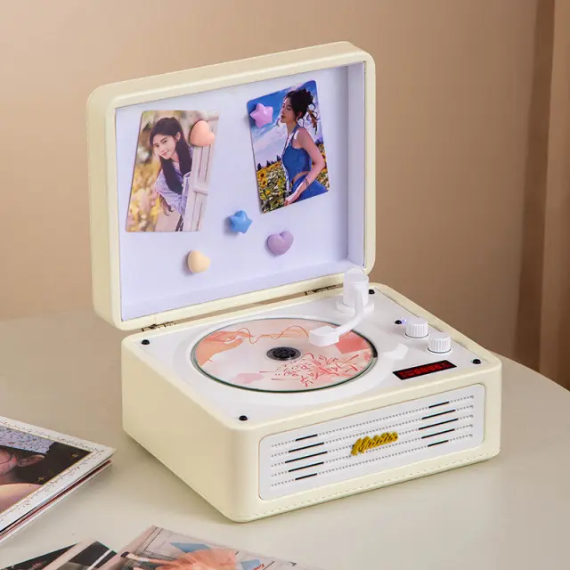 O1CN01LVGK2620BUfkR0TKe_!!2211764656811-0-cib K-POP програвач дисків білий - Зображення 1